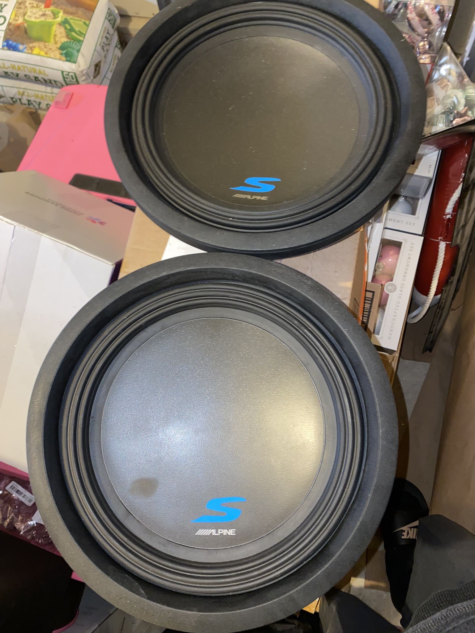 2- Alpine S-W12D4 12" ,Car Subwoofers 