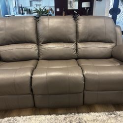 Recliner Couch Leather 