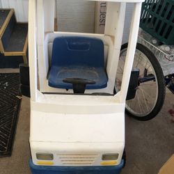 Child’s Electric Non Working Rideable Mail Truck