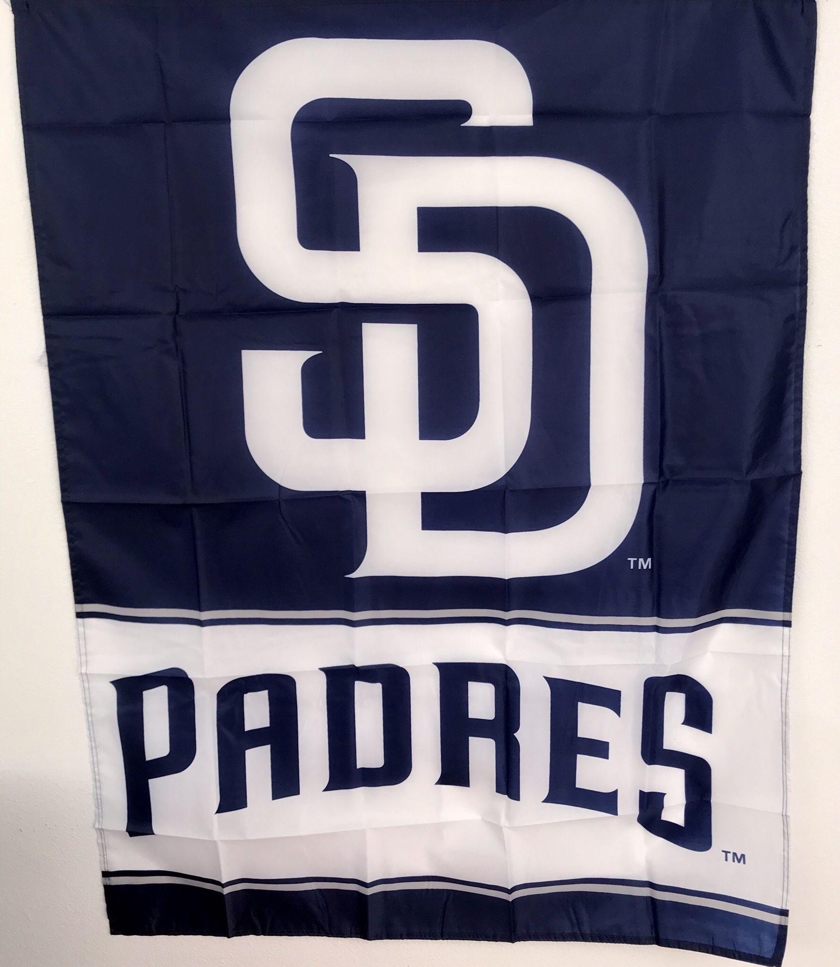 Brand New San Diego Padres 36”x47” fan flag SD baseball NL West