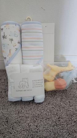 unisex baby bath set