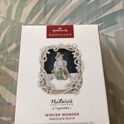 Hallmark 2024 “Winter Wonder ” Marjolein Bastin Ornament - NEW