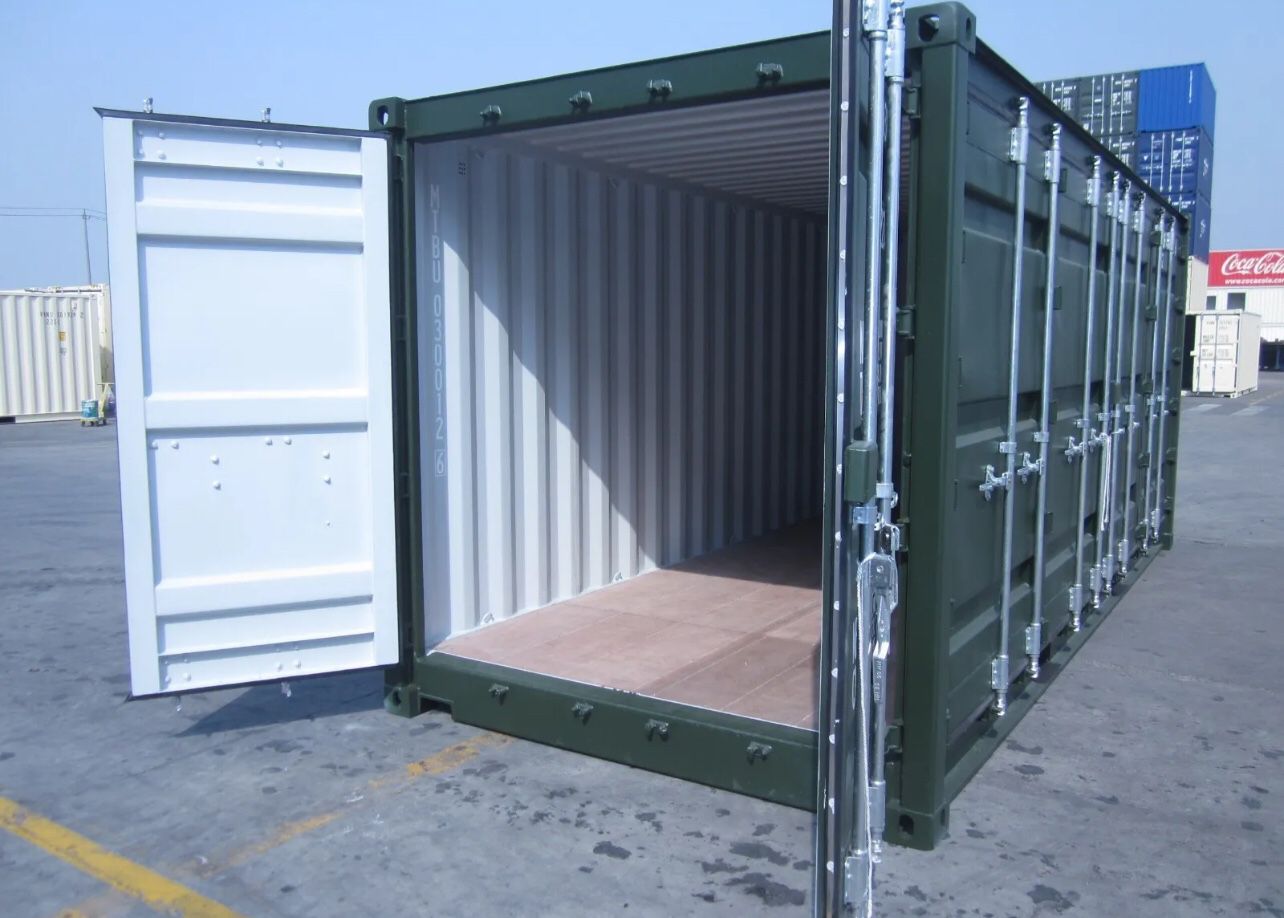 Used One Trip Ex Depot Green 2023 Shipping Container 