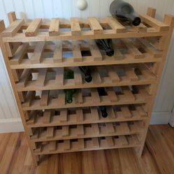 Oak Wine Rack 