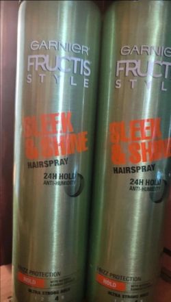 Garnier Fructis Style Sleek & Shine Hairspray x2