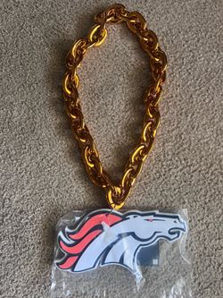Denver Broncos NFL Oversized 3D Logo Chain