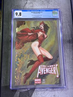 Uncanny Avengers #2 - CGC 9.8 - Milo Manara Mexican Foil - El Quinto Mundo Edition (Limited 1000)
