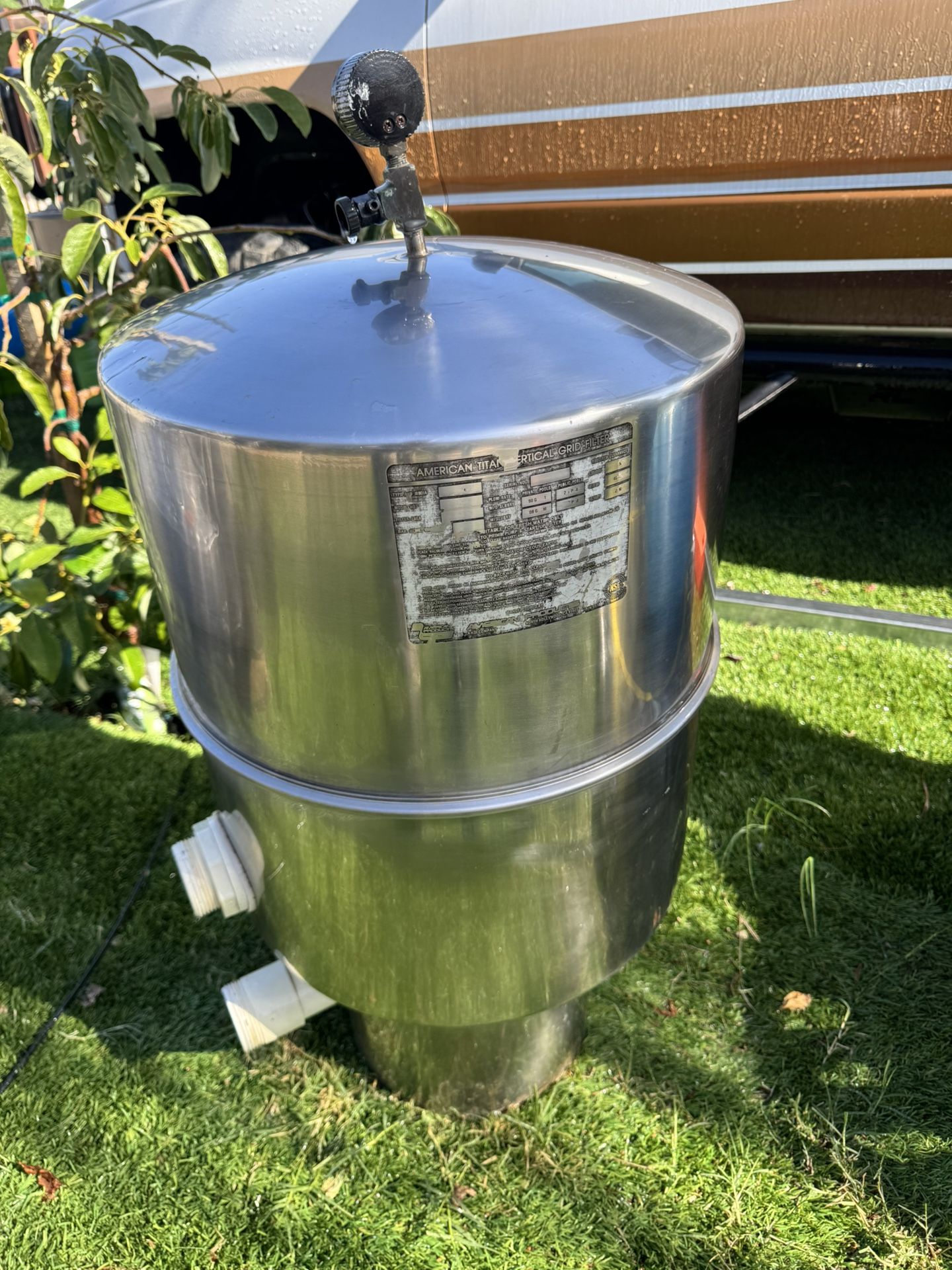 Pool Filter Stainless Steel AMERICAN TITAN VERTICAL GRID D.E. Professional Stainless Steel Pool Spa FILTER Product Overview Discover the ultimate in p