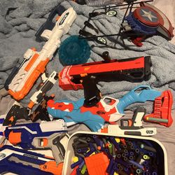 Nerf Guns And Foam Bullets 