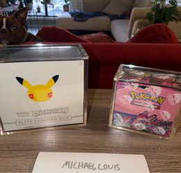 Pokemon Acrylic Cases (ETB/Booster Box)