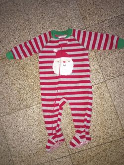 Christmas pajamas size 12 months