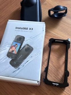 Insta 360 X3 BRAND NEW IN BOX with 2 extra batteries and accessories