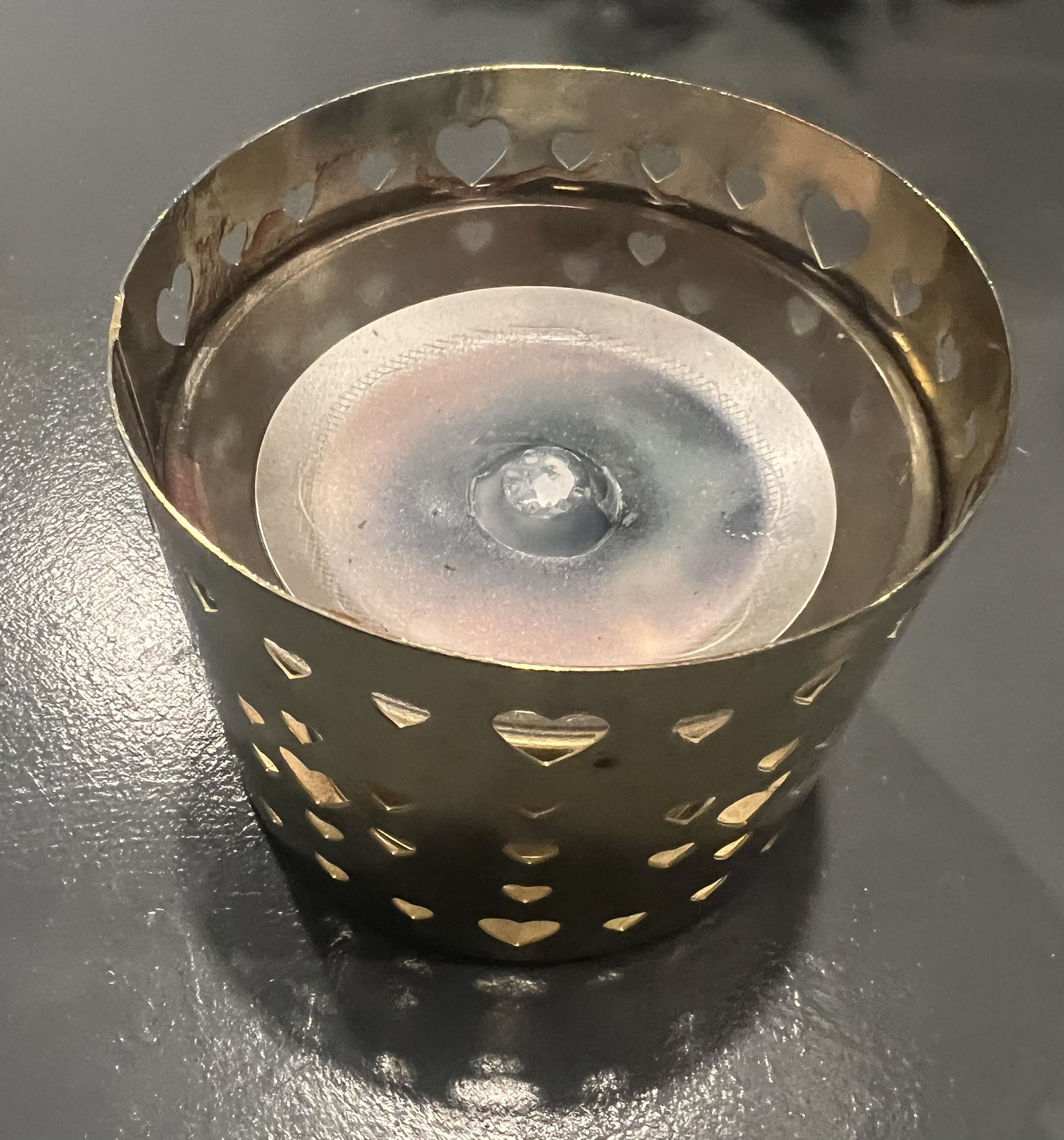 Gold Candle Holder