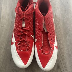 Red Nike Cleats