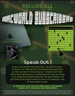 "MacWorld Subscribers" Retro Tech Advertisement Design Print