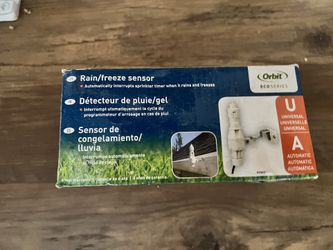 Rain sensor for sprinklers
