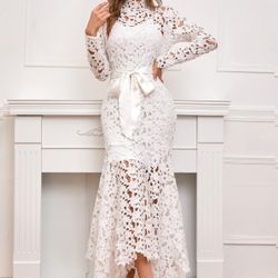White Lace Dress