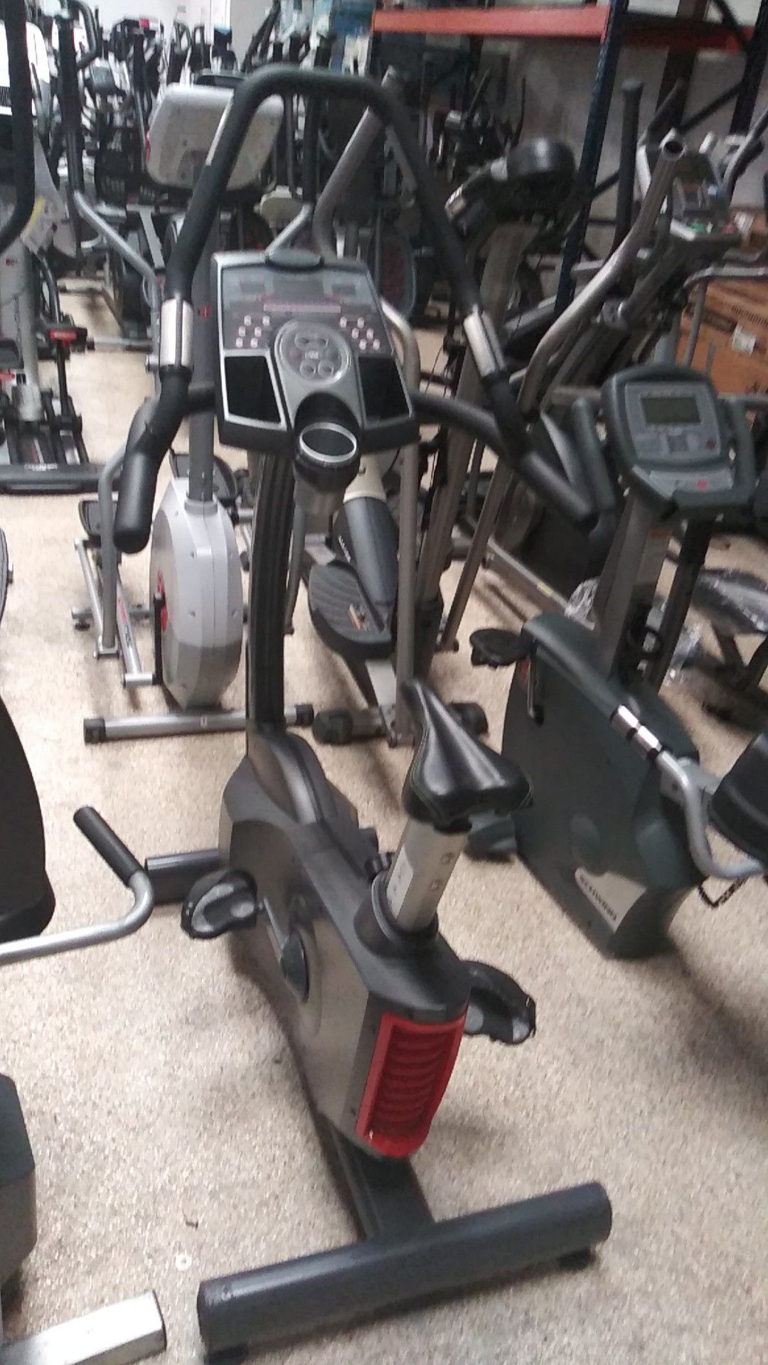 Commercial heavy duty exercise upright bike