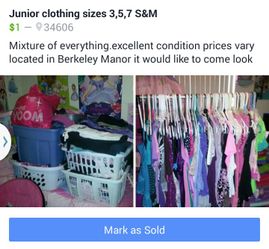 Junior clothes variety of everything