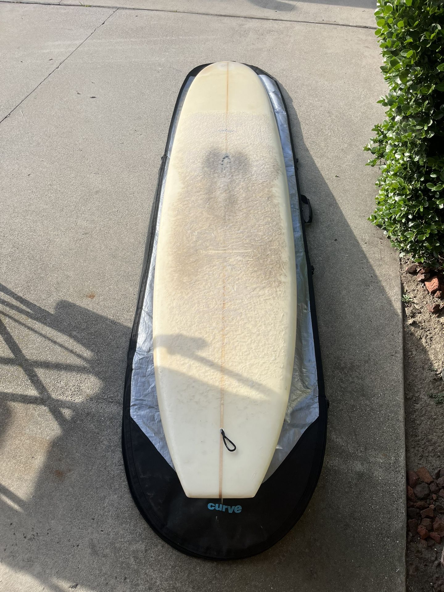 9’6” Longboard Surfboard Great Summer Log And Beginners