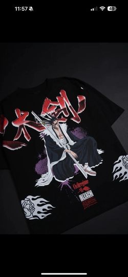 Civil Regime x Bleach Collab ZARAKI’S Chaos 199x Oversized Tee Black Size Large