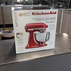 KitchenAid 5 Quart Mixer Red