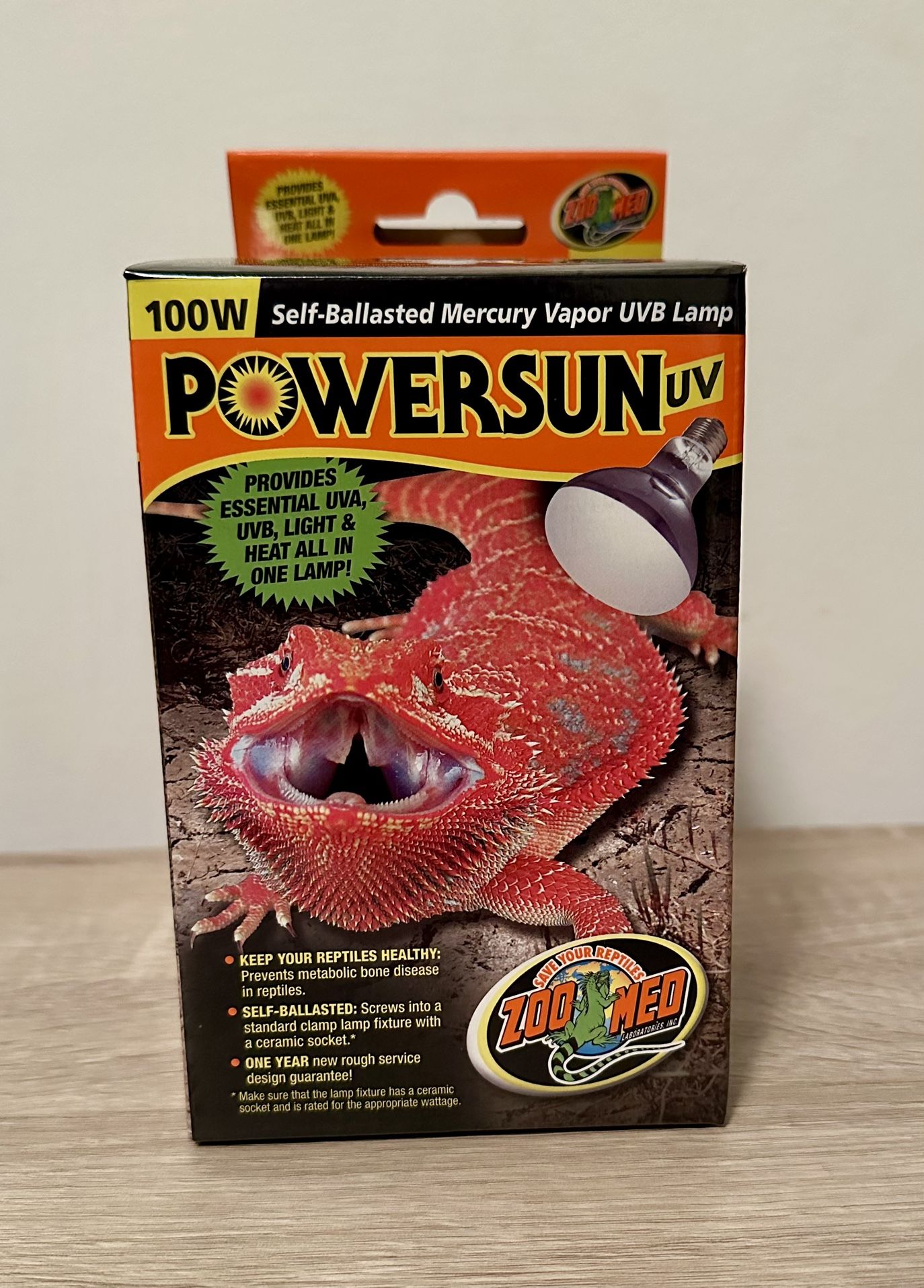 Zoo Med PowerSun UV Bulb 100 Watt