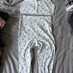 Two piece workout set size medium
