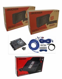 NEW FULL BASS PACKAGE KICKER L7t 12” installed FIT SINGLE AND CREW CAB TRUCKS