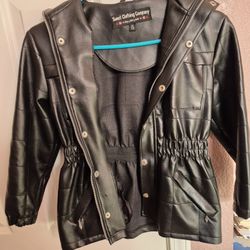 Beautiful Leather Jacket For Girls It's New Good Condition 