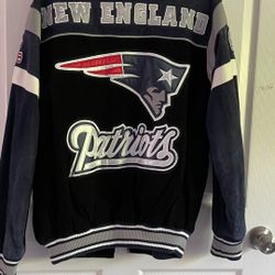 Patriot New England Leather Jacket Size medium 