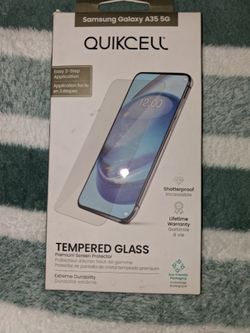 Quikcell Samsunf Galaxy A35 5G Tempered Glass Premium Screen Protector