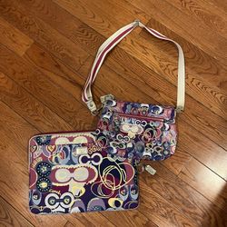 MOVING SALE! Vintage Coach bag bundle! (laptop case + purse)
