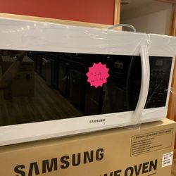 Samsung 30 in. W 1.7 cu. ft. Over the Range Microwave in White DW6