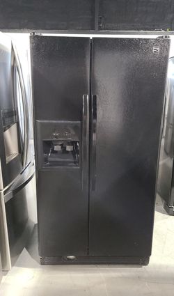 Kenmore Side By Side Black Refrigerator Fridge
