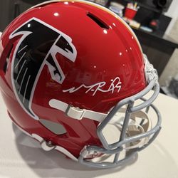 Michael Penix Jr. Autographed Full-Size Football Helmet
