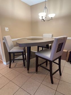 Dining table with chairs