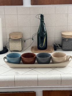 5 Piece Stoneware Serving Set - NEW IN BOX - 