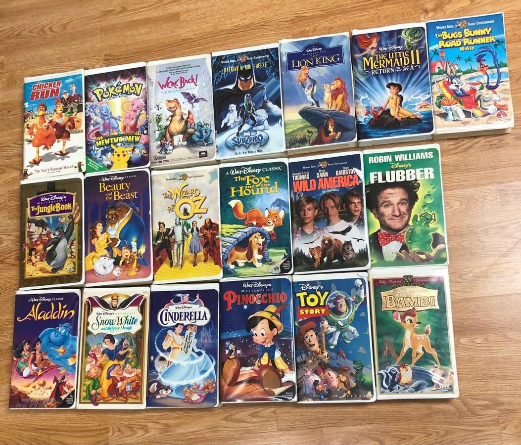 Vintage VHS movies (entire lot)