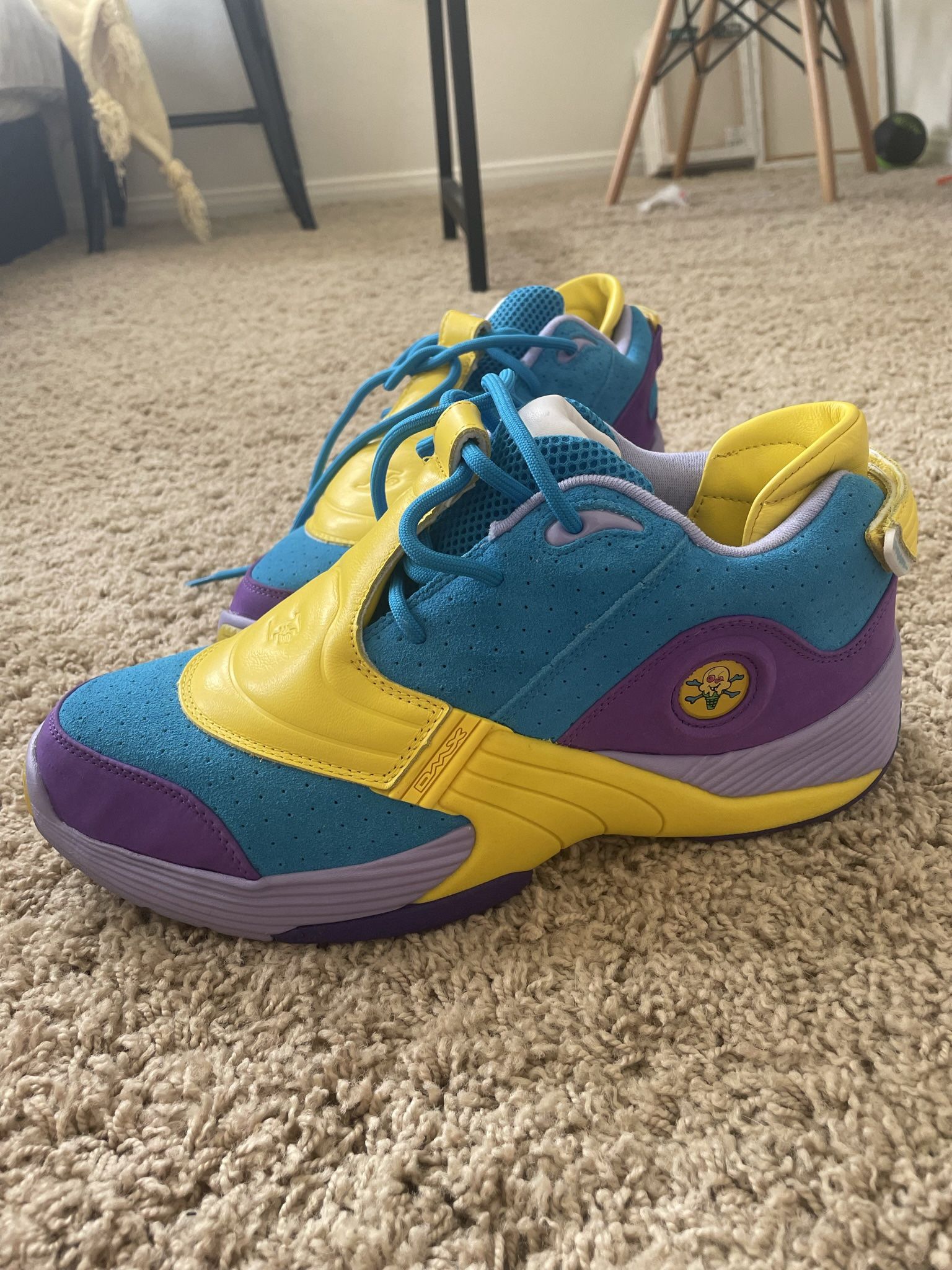 Yellow Ice Cream Allen Iverson Shoes Shoes Allen Iverson Bbc Ice