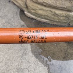 Vintage Sabre by Penn CTS 655 XHAR 5’6” Trolling Rod - 40-100 lb, USA Made!