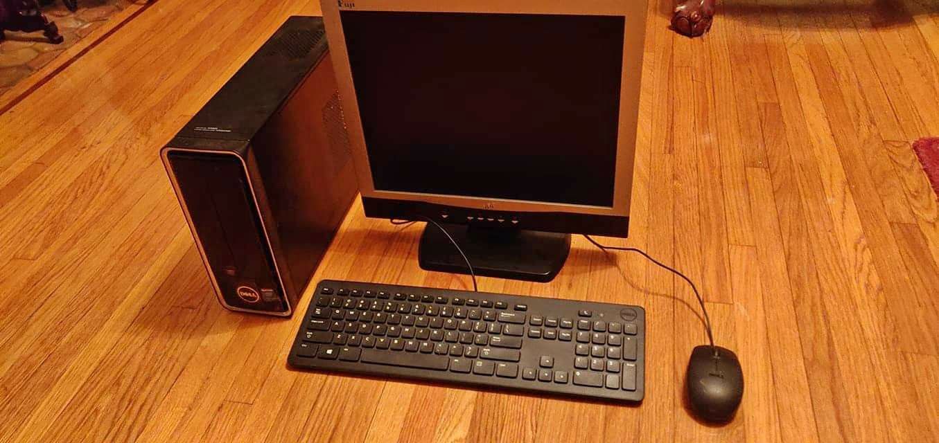 Home Office Computer + Keyboard & Mouse + Desktop Monitor
