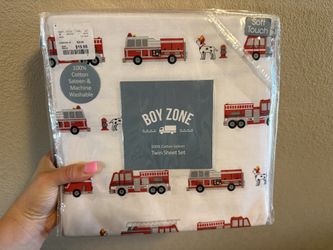Twin Fire Truck sheets
