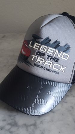 Cap with a Lightning McQueen design.