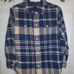 Gap Kids Plaid Thick Longsleeve Size 4/5