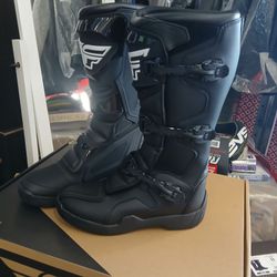 Fly Racing Motocross Boots Black size 10 brand new