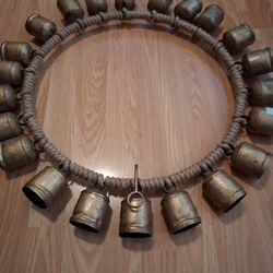 Circle of bells for the wall