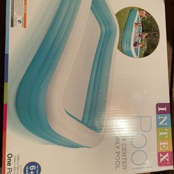 Intex Swim Center Family Inflatable Pool, 120" X 72" X 22", for Ages 6+