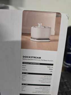 Dockstream Pet Water Bowl. Not Wifi But Wireless Base