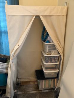 Clothing wire wardrobe